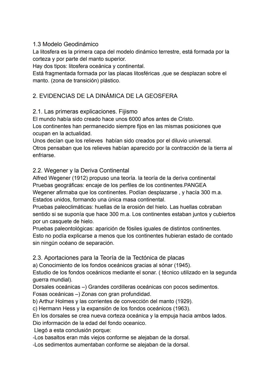 TEMA: 9 Un Planeta Dinámico
1-El interior de la Geosfera.
Hace 4500 m.a. la tierra era una gran masa de material fundido que fue
enfriándose