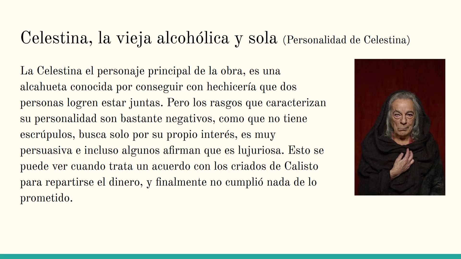 La Celestina y la
sociedad actual
Anna Maria Hrytsay
Lengua Castellana y Literatura
1º Bachillerato C
Para Índice
Calisto, el primer nini
Me