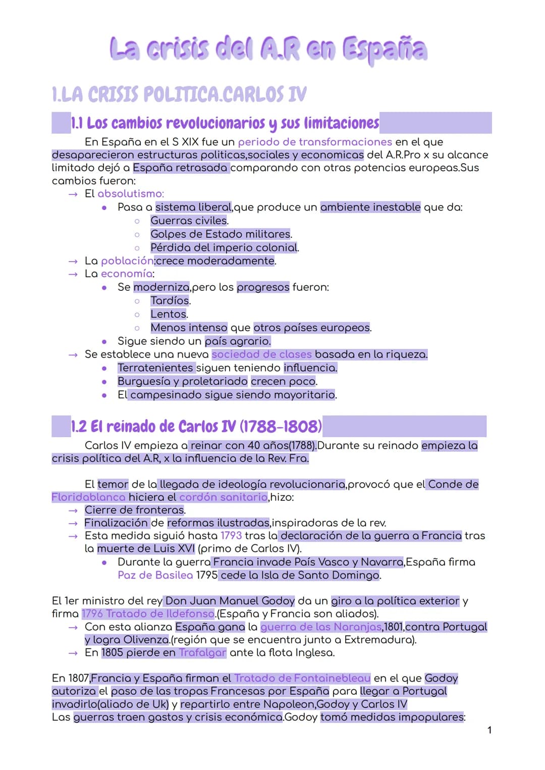 
<h2 id="resumenpara2obachillerato">Resumen para 2o bachillerato</h2>
<p>En el Siglo XIX, España experimentó transformaciones significativas