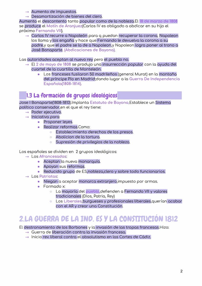 
<h2 id="resumenpara2obachillerato">Resumen para 2o bachillerato</h2>
<p>En el Siglo XIX, España experimentó transformaciones significativas