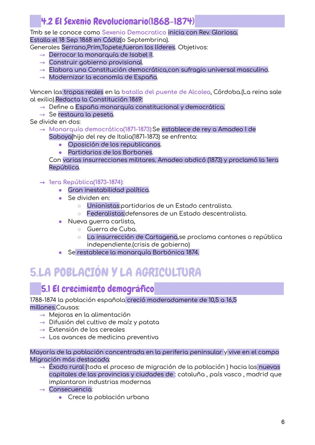 
<h2 id="resumenpara2obachillerato">Resumen para 2o bachillerato</h2>
<p>En el Siglo XIX, España experimentó transformaciones significativas