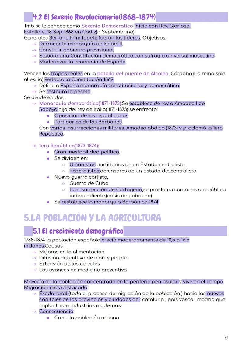 
<h2 id="resumenpara2obachillerato">Resumen para 2o bachillerato</h2>
<p>En el Siglo XIX, España experimentó transformaciones significativas