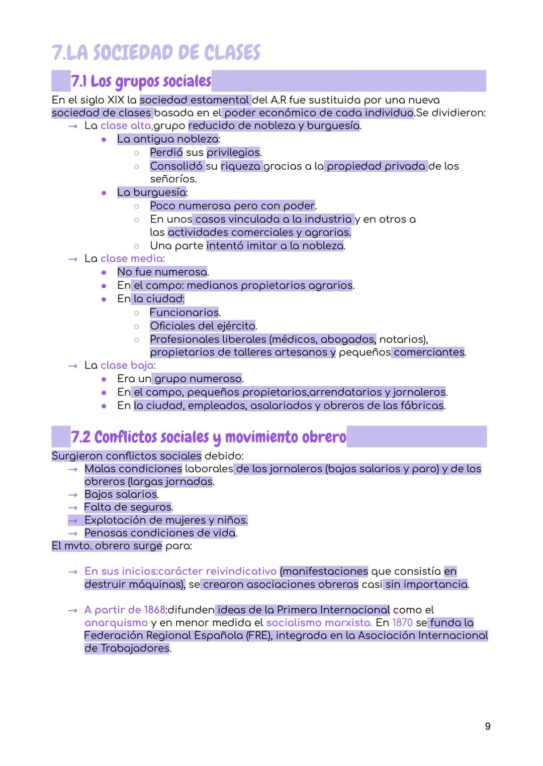 
<h2 id="resumenpara2obachillerato">Resumen para 2o bachillerato</h2>
<p>En el Siglo XIX, España experimentó transformaciones significativas