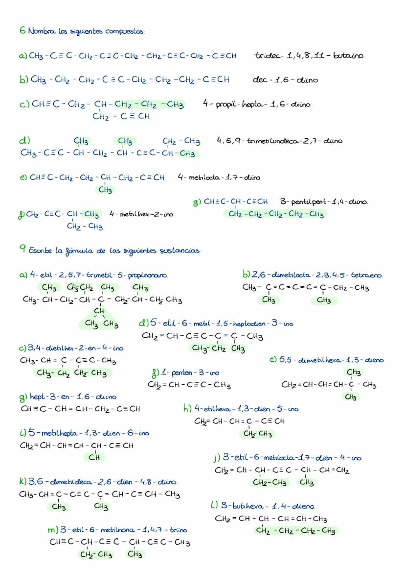 1. Escribe la fórmula de los siguientes alcanos:
a) 2,2-dimetilheptano. CH2- CH3
b) nonano
CH3-C -3CH2 - "CH2 - CH2-CH2 - CH3
CH₂ - CH3
CH3 