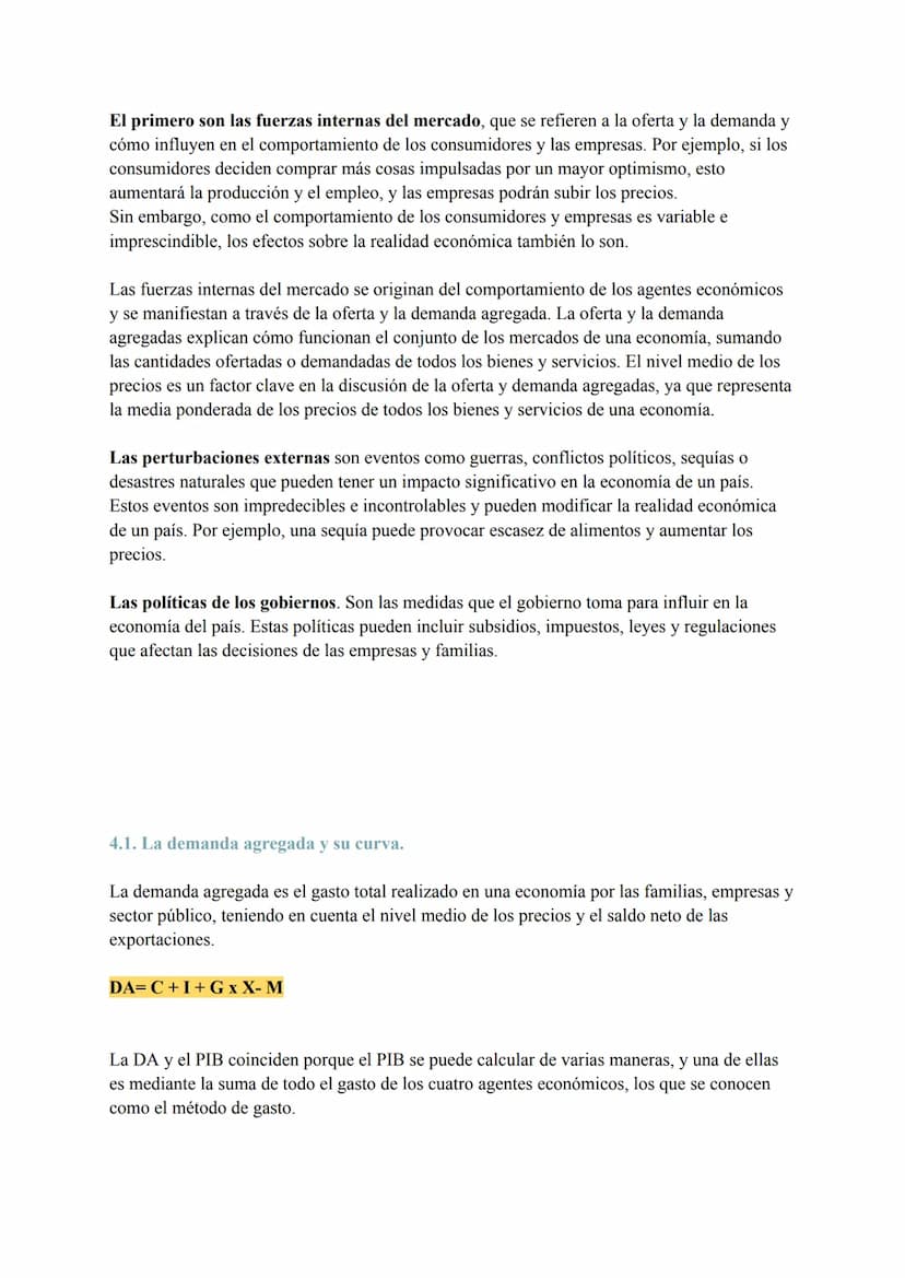 1.¿Qué es la macroeconomía?
La macroeconomía la podemos definir como el estudio de la economía en su conjunto,
enfocándose en las tendencias