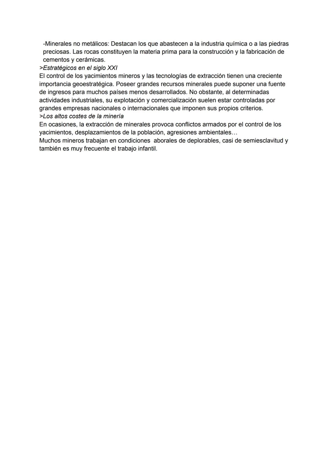 # TEMA 4: EL SECTOR SECUNDARIO

1.¿Qué actividades incluye el sector secundario?
El sector secundario comprende las actividades económicas d
