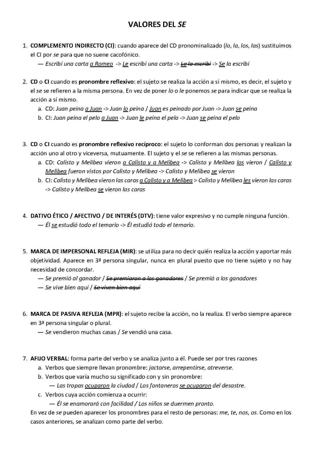 Explorando los diferentes usos del 'se' en español