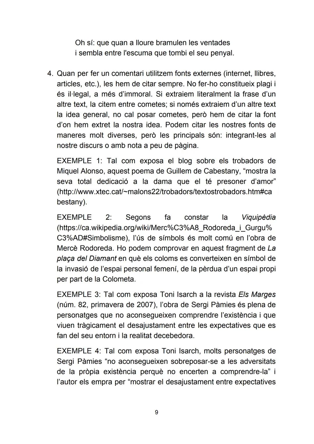 # El comentari de text

## Estructura i desenvolupament d'un comentari de text

Comentar un text significa demostrar que som capaços de comp