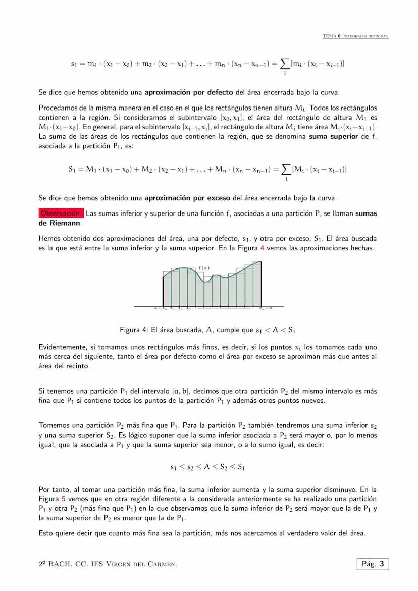 Tema 6.
El cálculo integral es una rama de las matemáticas muy común en la ingeniería, física y matemática en
general, que se usa principalm