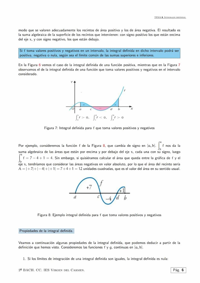 Tema 6.
El cálculo integral es una rama de las matemáticas muy común en la ingeniería, física y matemática en
general, que se usa principalm