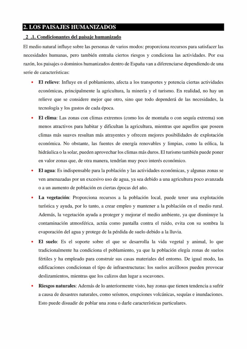 1. LOS PAISAJES NATURALES
1.1. ¿Qué son los paisajes geográficos?
El paisaje geográfico es el aspecto visual de un territorio. Lógicamente d