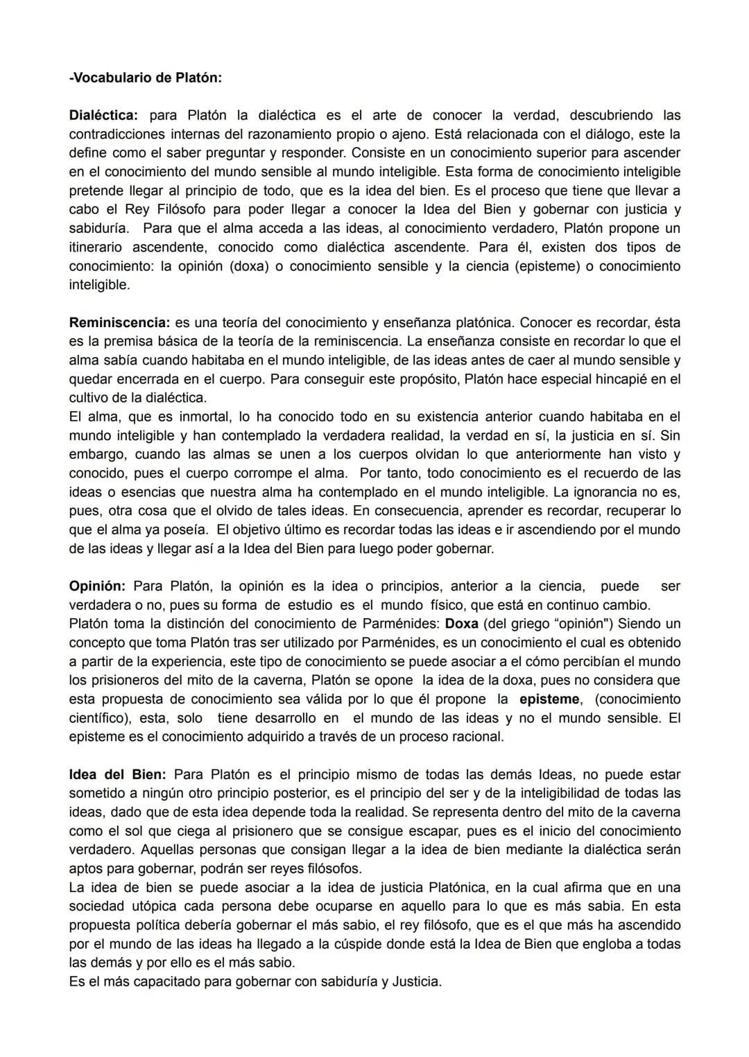 
<p>Platón aborda el paso del mundo sensible al inteligible con el mito de la caverna, relacionándolo con la ascensión por el mundo de las i
