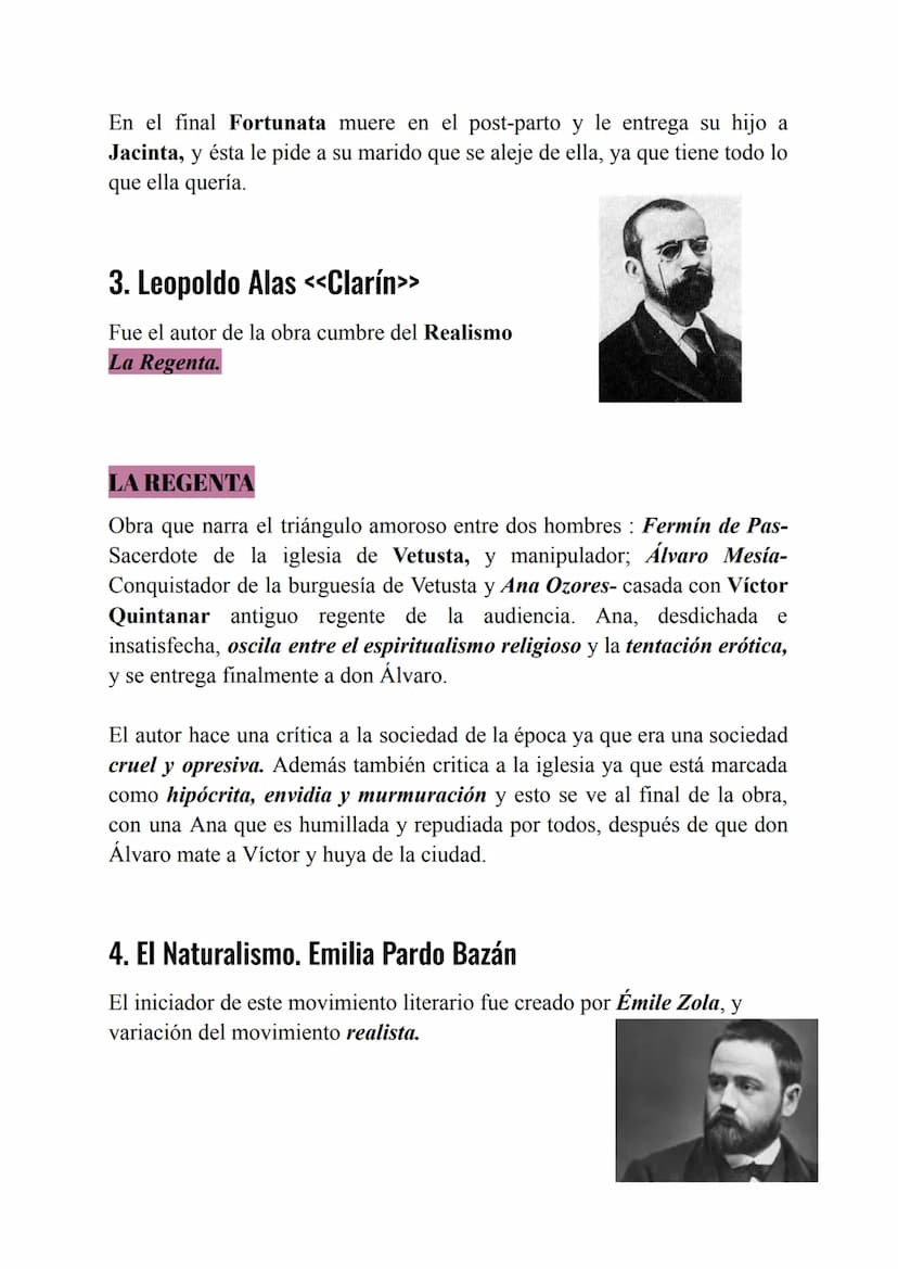 El realismo y el naturalismo
1. El realismo
El realismo es un movimiento literario que se desarrolló en Europa
en la 2ª mitad del siglo XIX 
