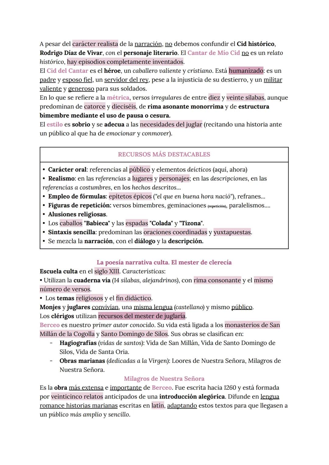 --- OCR Start ---
Literatura Tema 2
1. La Edad Media; Contexto histórico y cultural
El concepto de Edad Media fue acuñado de manera despecti