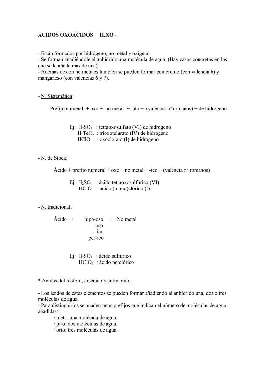 HIDRUROS
- Son compuestos de hidrógeno y otro elemento.
- El hidrógeno tiene valencia 1.
- Ambos elementos se intercambian las valencias.
Ha