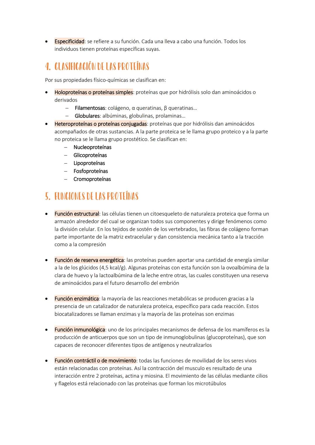 Tema 4a
LAS PROTEÍNAS
1. CONCEPTO DE PROTEÍNA Y SUS COMPONENTES (AMINOÁCIDOS)
Son biomoléculas orgánicas de elevado peso molecular y estruct