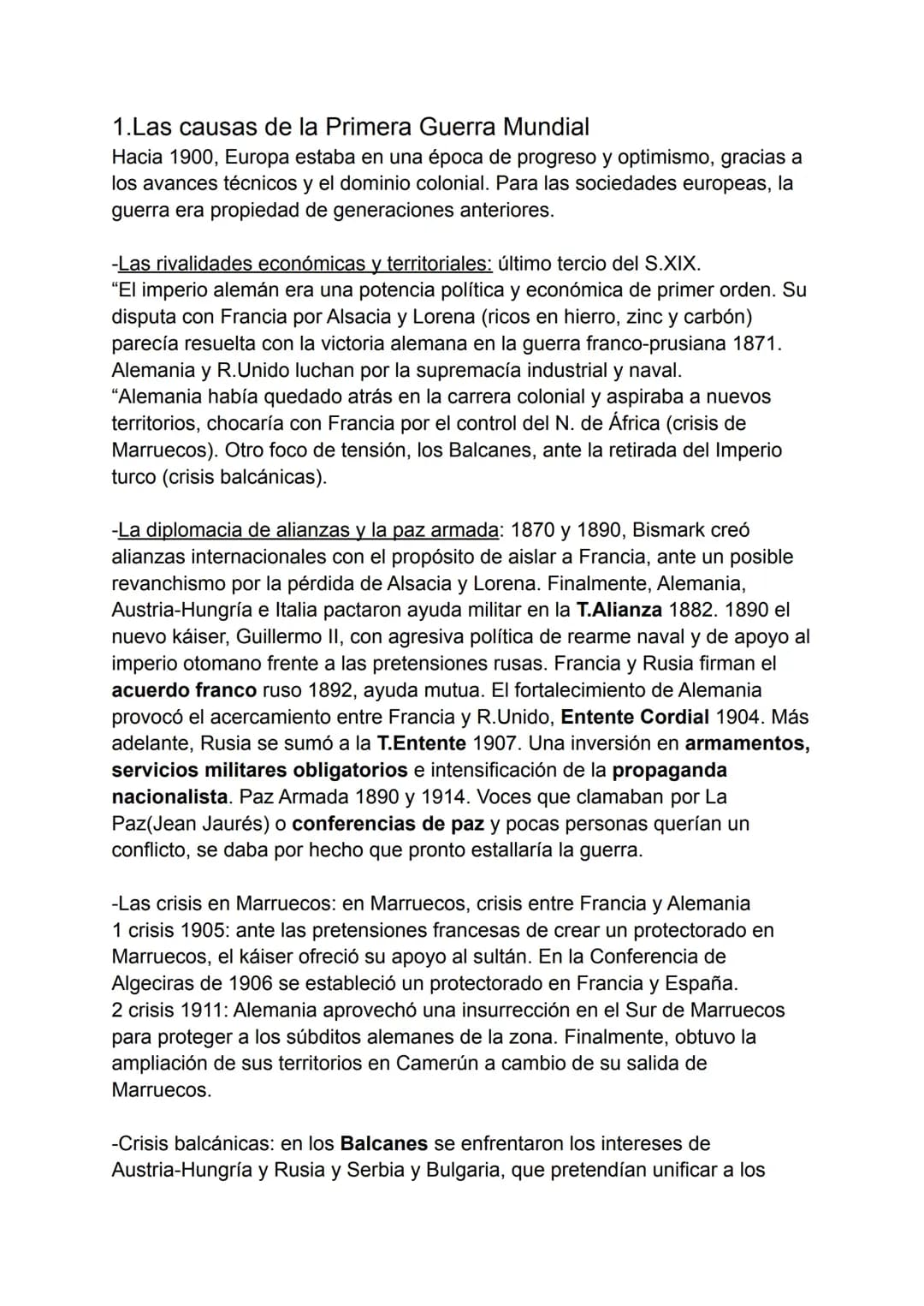 1 Guerra Mundial 