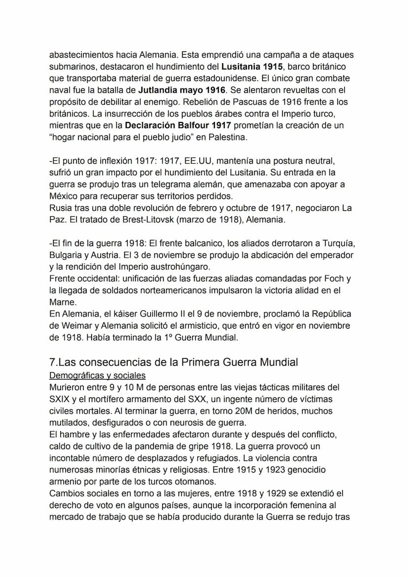 1.Las causas de la Primera Guerra Mundial
Hacia 1900, Europa estaba en una época de progreso y optimismo, gracias a
los avances técnicos y e