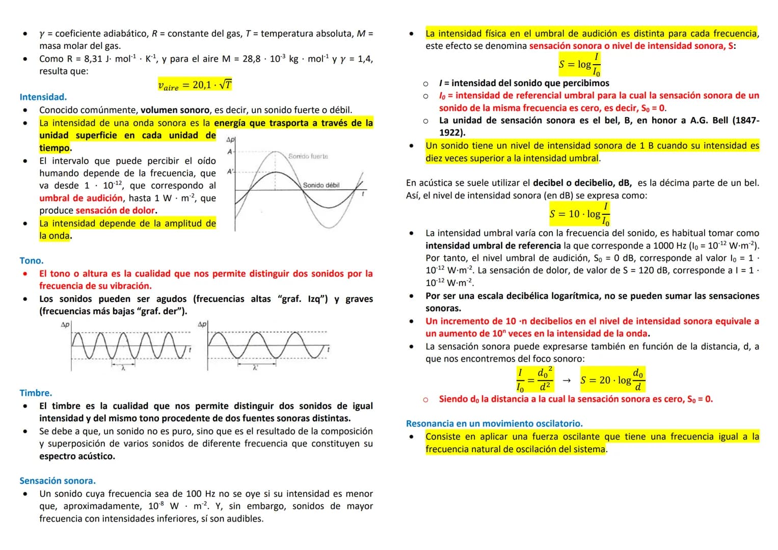 Movimiento ondulatorio.
● Movimiento ondulatorio: forma de trasmisión de energía sin transporte neto de
materia, basada en la perturbación e