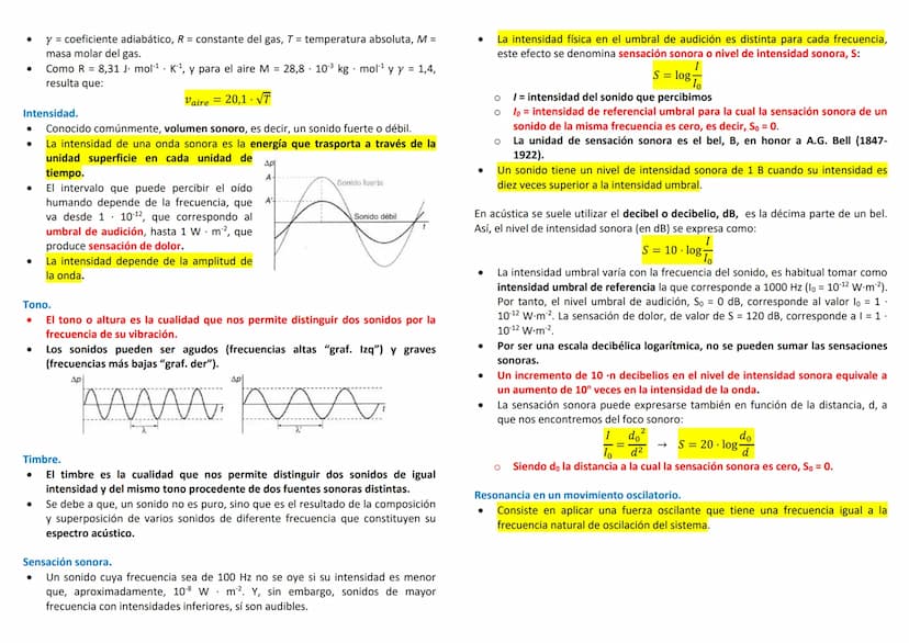 Movimiento ondulatorio.
● Movimiento ondulatorio: forma de trasmisión de energía sin transporte neto de
materia, basada en la perturbación e