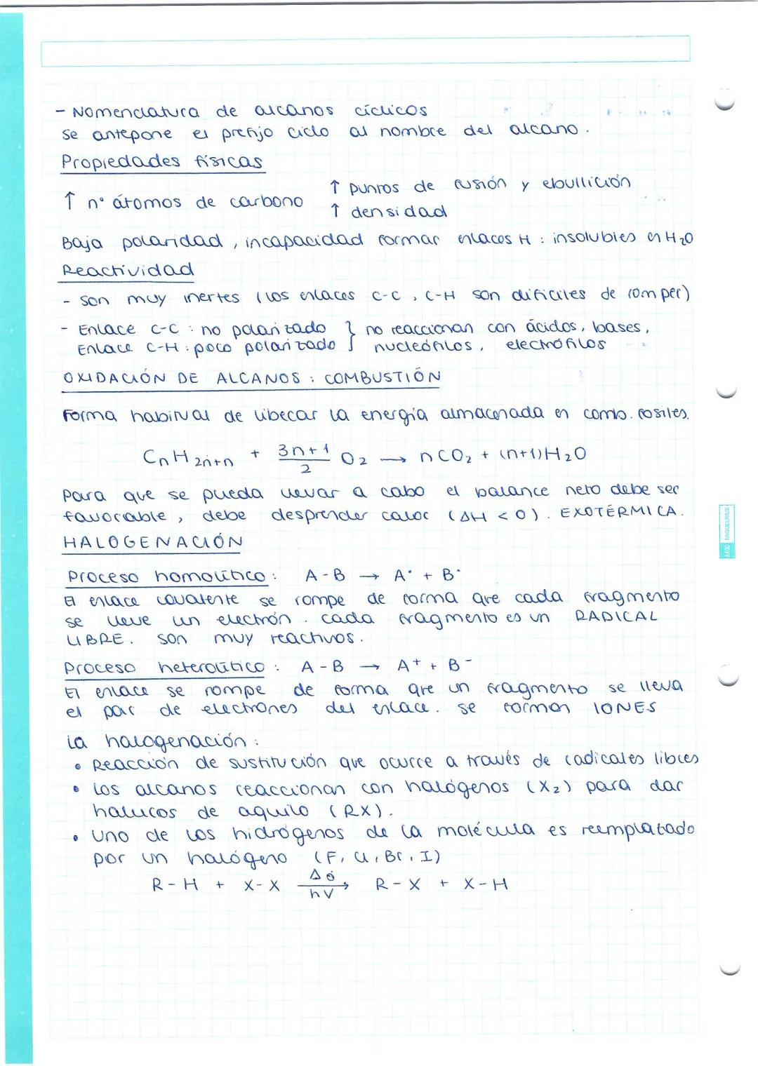 tema 5
HIDROCARBUROS
1. clasificación de los eridrocarburos
AU FÁTICOS
: ALCANOS
HIDROCARBUROS
ALCANOS
2. hidrocarburos saturados
(Parafinas