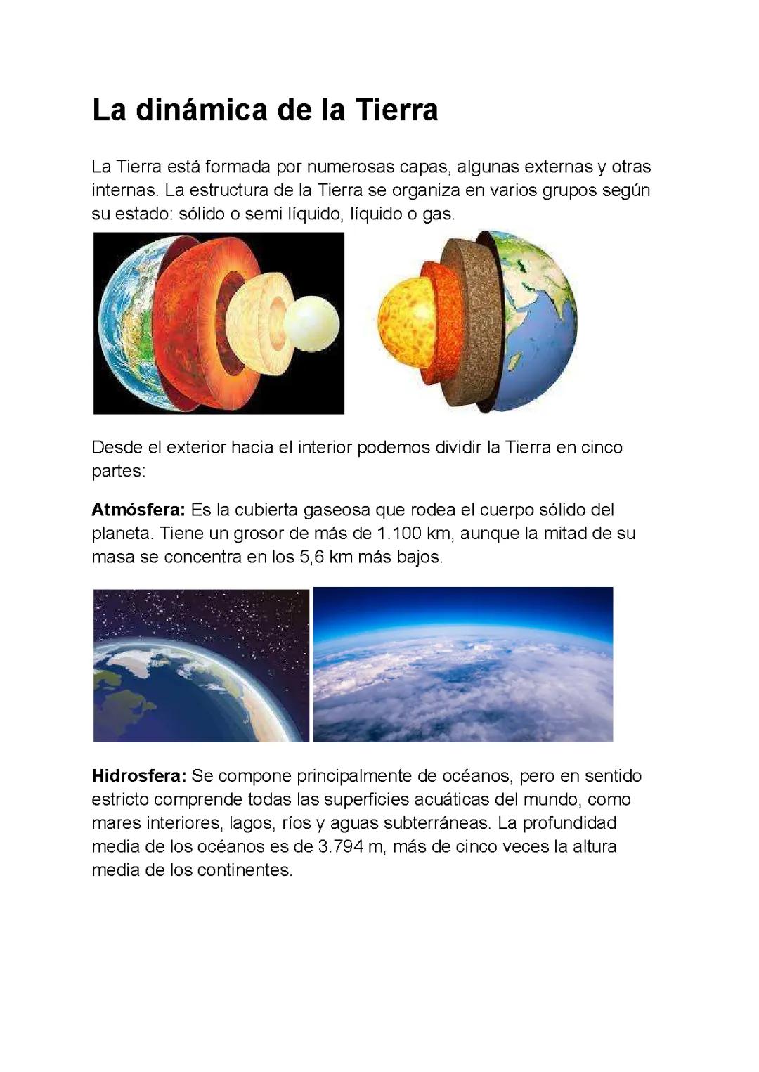 La dinámica de la Tierra