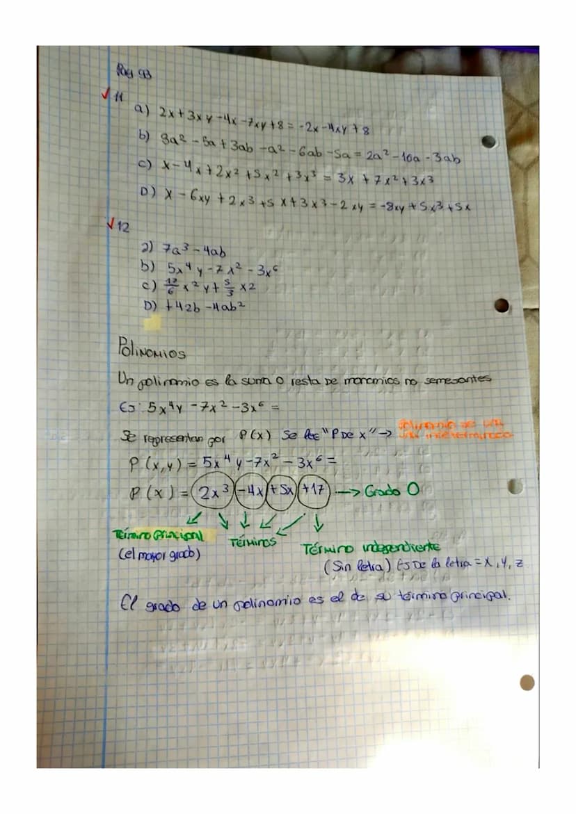 TEMA 5: Longuate algebraico
Expresiones Algebraica
Una expresión algebraica es una operación contoirods con nombres y
letras Clas cuales rep