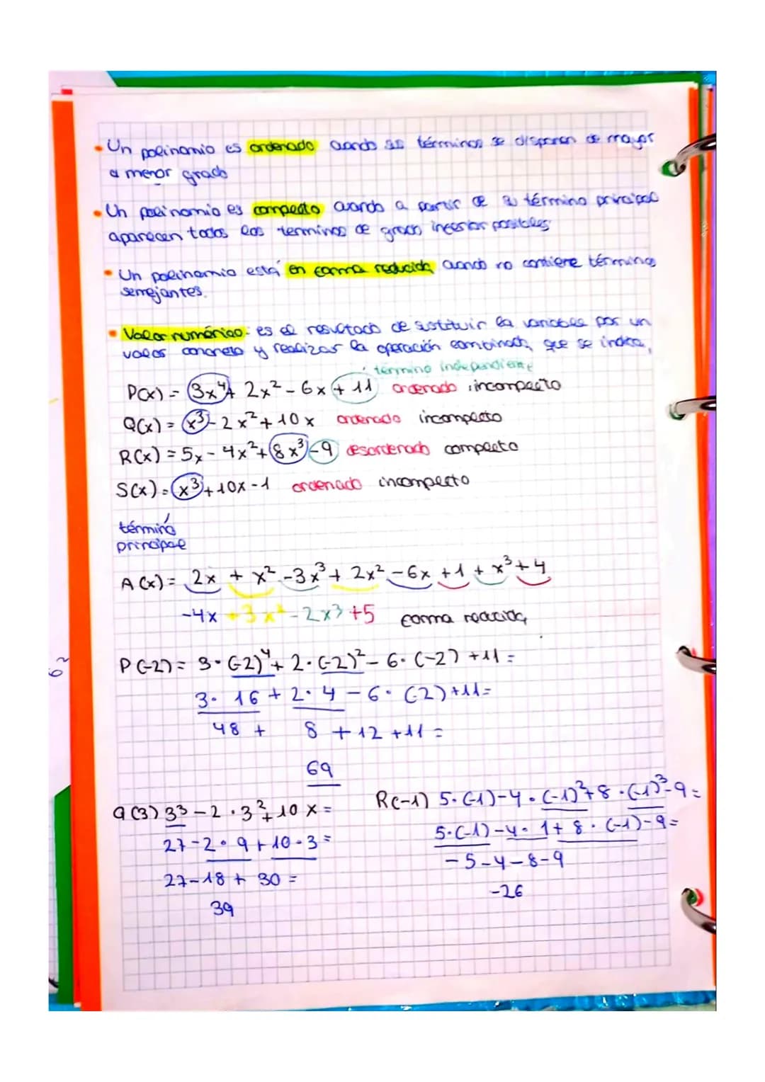 TEMA 5: Longuate algebraico
Expresiones Algebraica
Una expresión algebraica es una operación contoirods con nombres y
letras Clas cuales rep