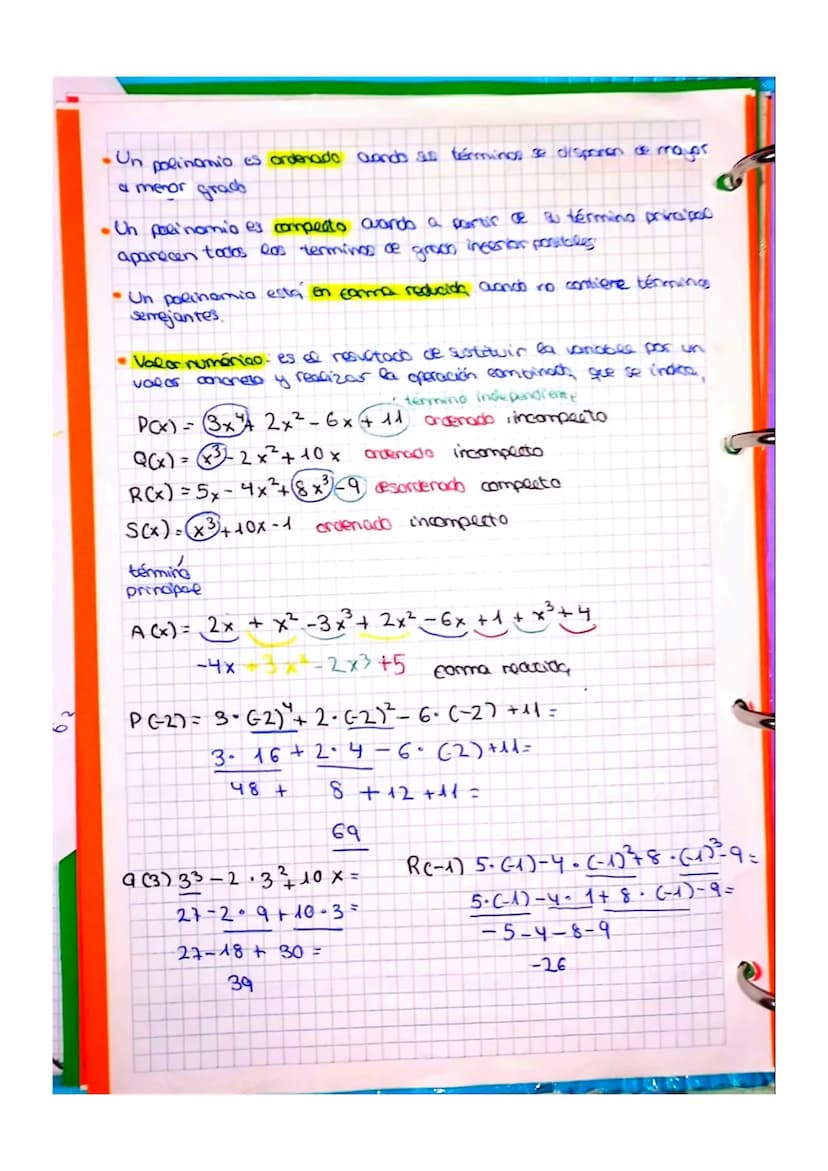 TEMA 5: Longuate algebraico
Expresiones Algebraica
Una expresión algebraica es una operación contoirods con nombres y
letras Clas cuales rep