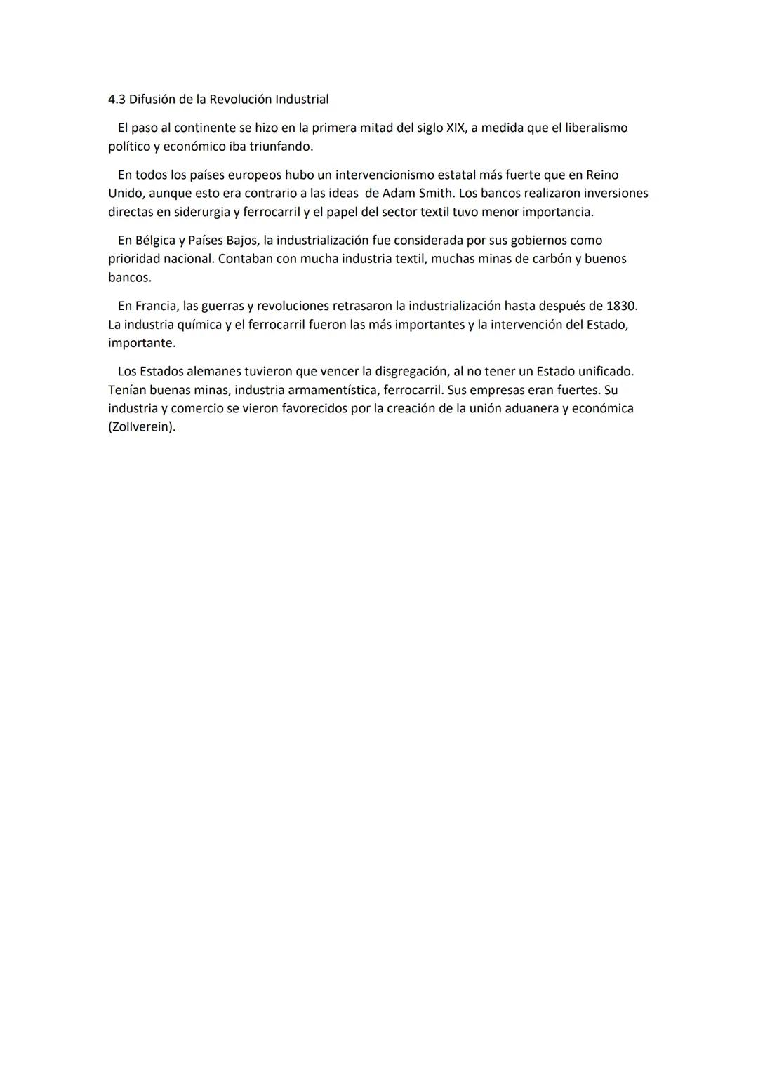 LA I REVOLUCIÓN INDUSTRIAL
Concepto: La I Revolución Industrial es el proceso de cambio económico y social
producido por el paso de un siste