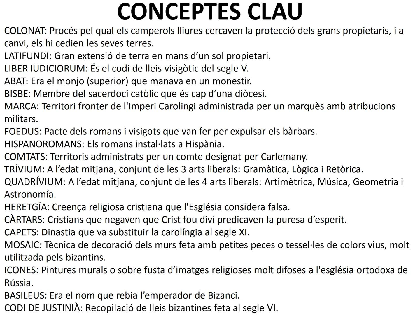 ETAPES HISTÒRIQUES
PREHISTÒRIA
1- ÈPOCA ANTIGA => 3000 a.C. (escriptura) => 476 Caiguda de l'imperi romà d'occident (poder
Bàrbars).
2- ÈPOC