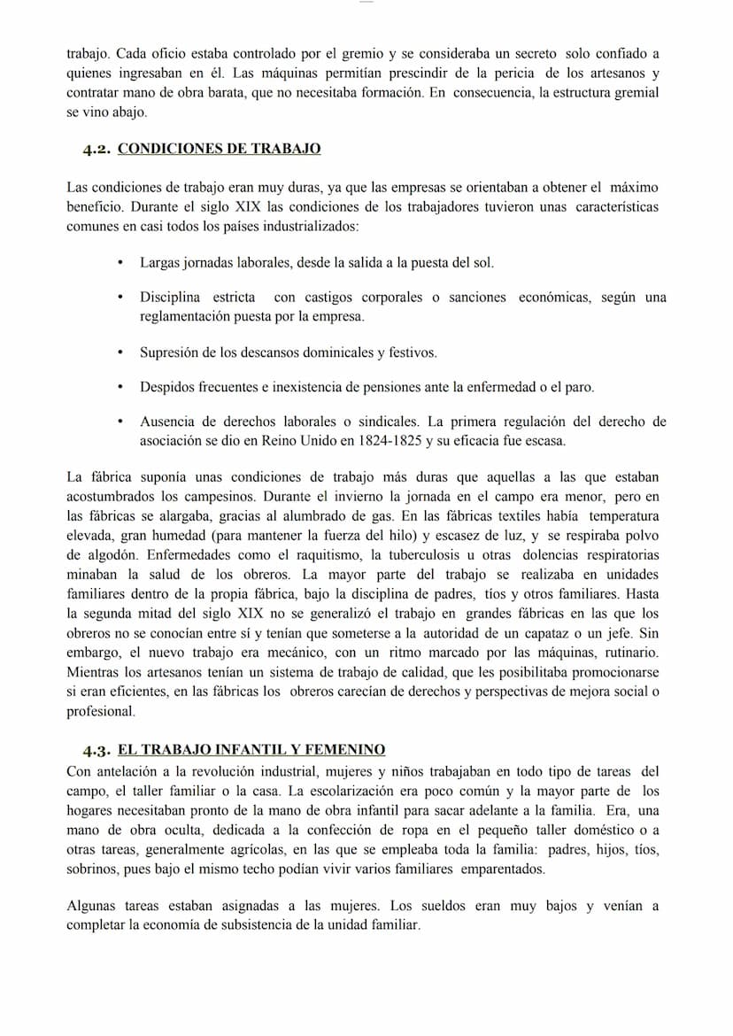 Historia del Mundo Contemporáneo. Tema 5: Cambios sociales y Movimiento obrero
INTRODUCCIÓN
En la segunda mitad del siglo XIX, la burguesía 