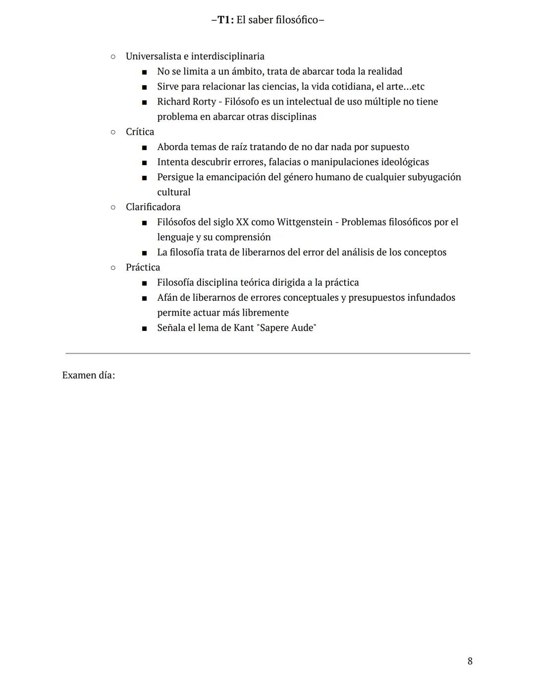 FILOSOFÍA
TEMA 1:
EL SABER FILOSÓFICO
1. Aproximación al concepto de filosofía
Puede considerarse una actividad natural del ser humano. Cons