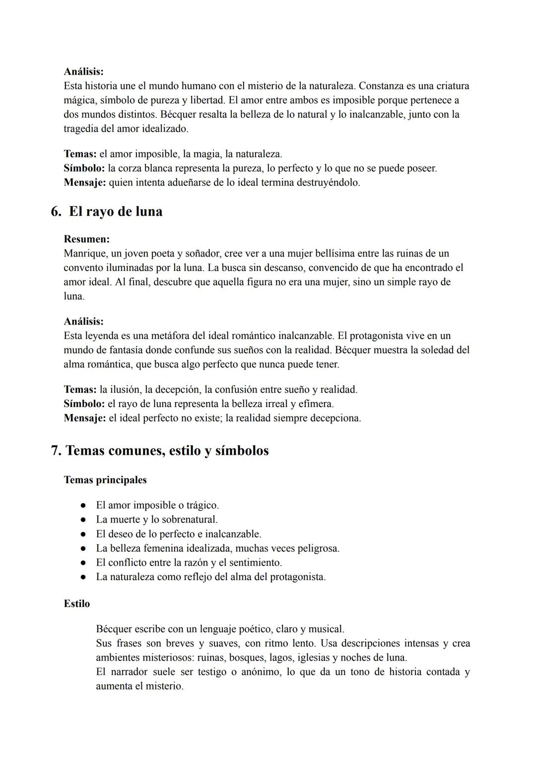 # RESUMEN DE LAS
# LEYENDAS DE BÉCQUER

1. Contexto general y autor

Gustavo Adolfo Bécquer (1836-1870) fue un poeta y narrador sevillano, c