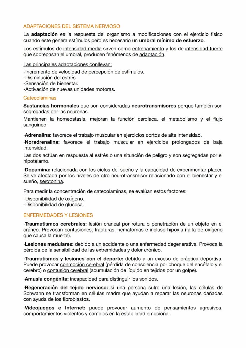 EXAMEN ANATOMÍA 4
El sistema nervioso funciona mediante a los siguientes elementos:
.Entrada sensorial: permite reconocer y transmitir infor