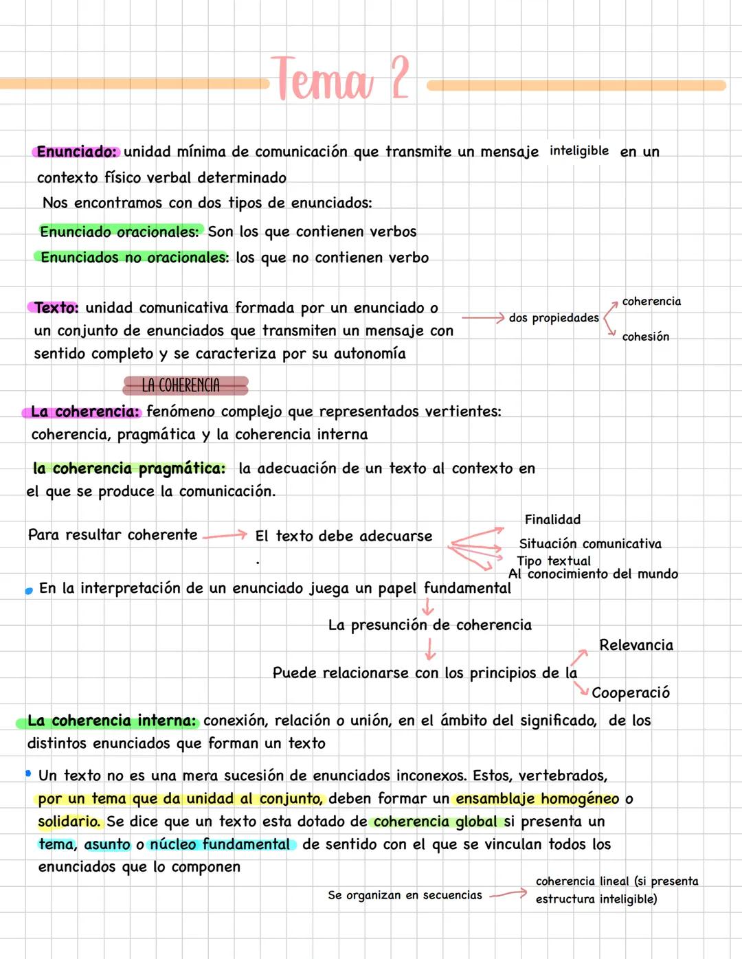 # Tema 2

Enunciado: unidad mínima de comunicación que transmite un mensaje inteligible en un
contexto físico verbal determinado

Nos encont