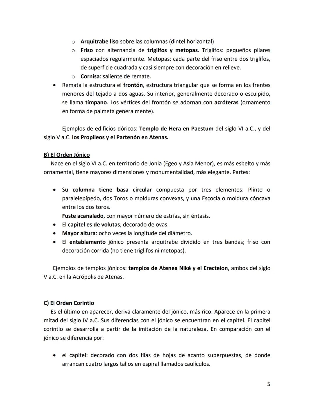 ARTE GRIEGO
1. Introducción. Los órdenes.
2. El templo griego: el Partenón.
3. La escultura: El kuros. Los grandes maestros de los siglos V 