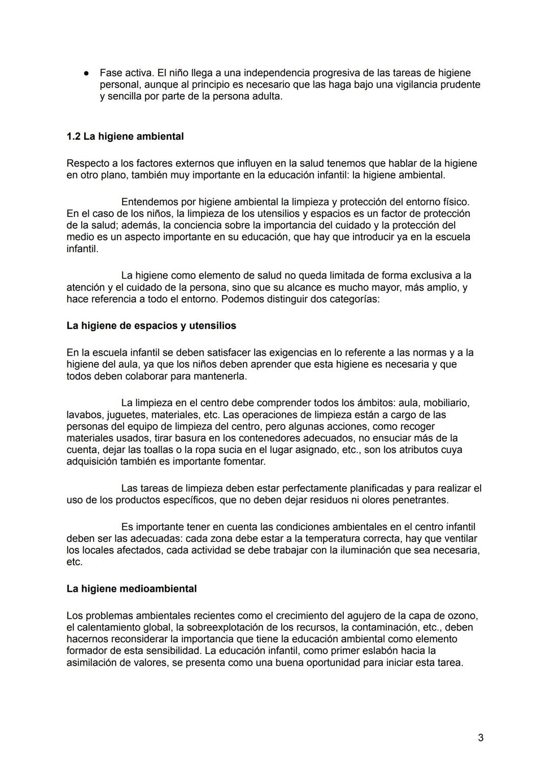 AUTONOMÍA PERSONAL Y SALUD INFANTIL
UT 04
NECESIDADES BÁSICAS: LA HIGIENE
1. La higiene para la salud
1.1 La higiene personal
1.2 La higiene