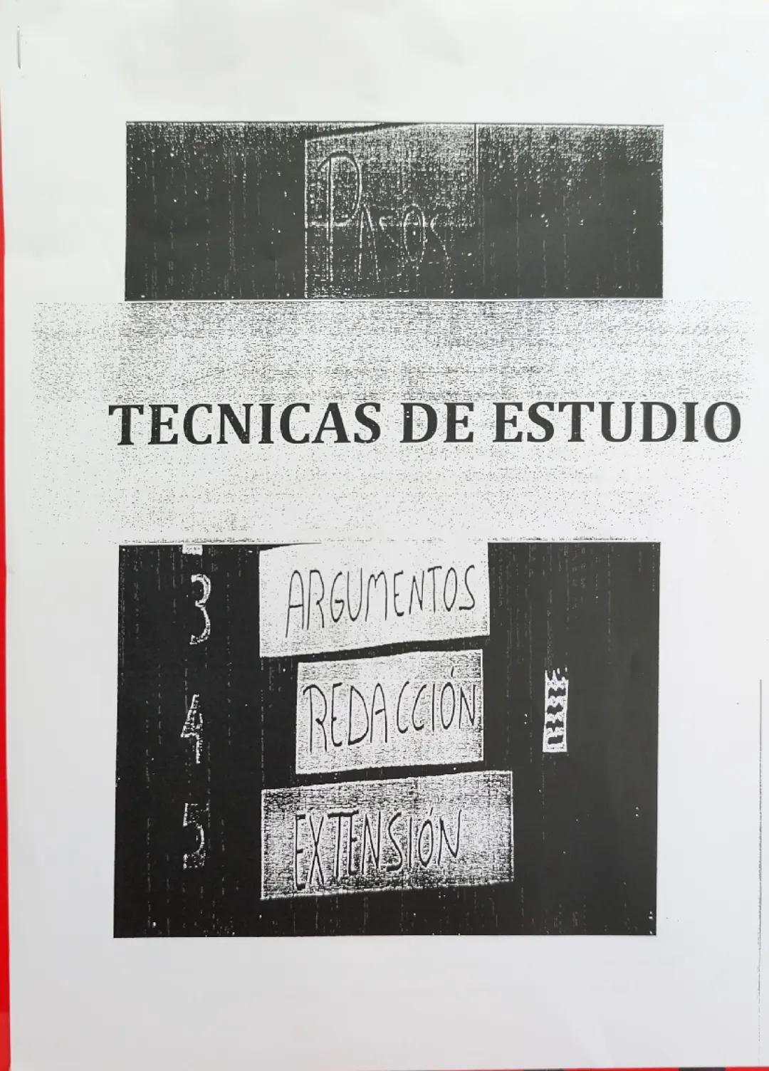 Mis técnicas de estudio
