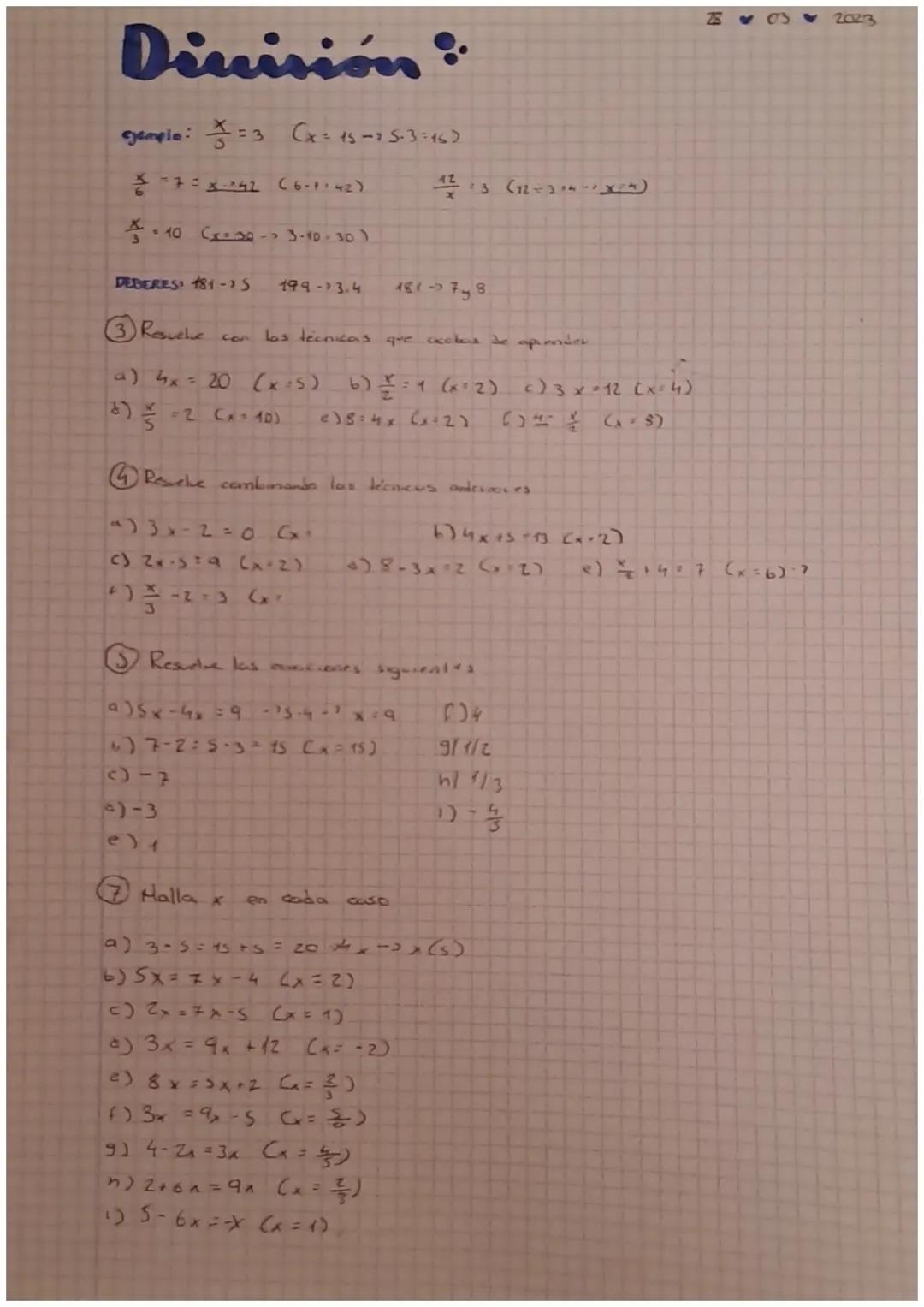 15/03
# Algebra tema 10.
Combina leluas y números

7 +5 = 12x2=24-4-20÷2=10-7 =3
no elegida

Cal final de la evaluación decir como os posibl