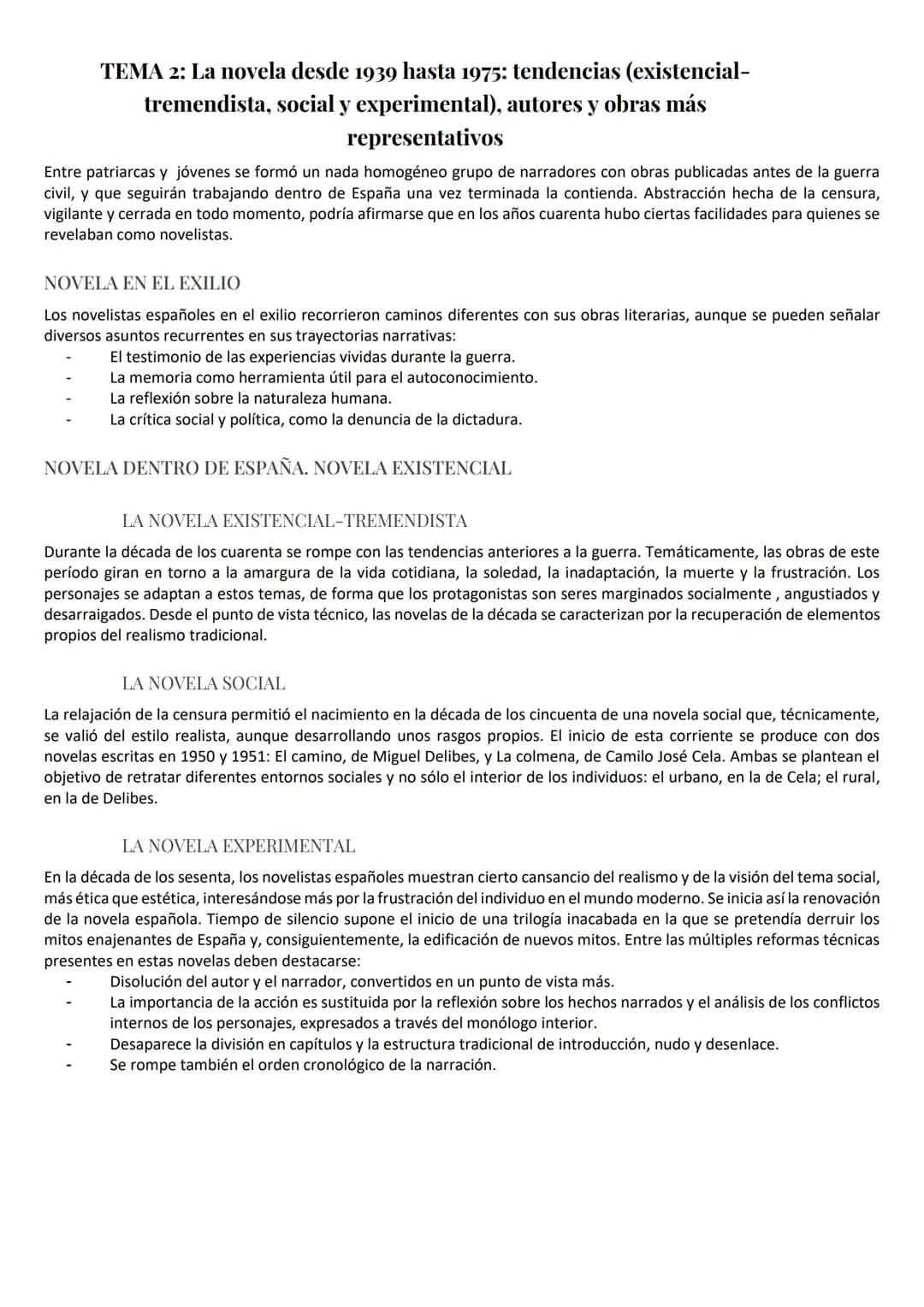 TEMA 1: La novela desde principios del siglo XX hasta 1939
GENERACIÓN DEL 98
El siglo XIX concluyó con la pérdida por parte del país de las 