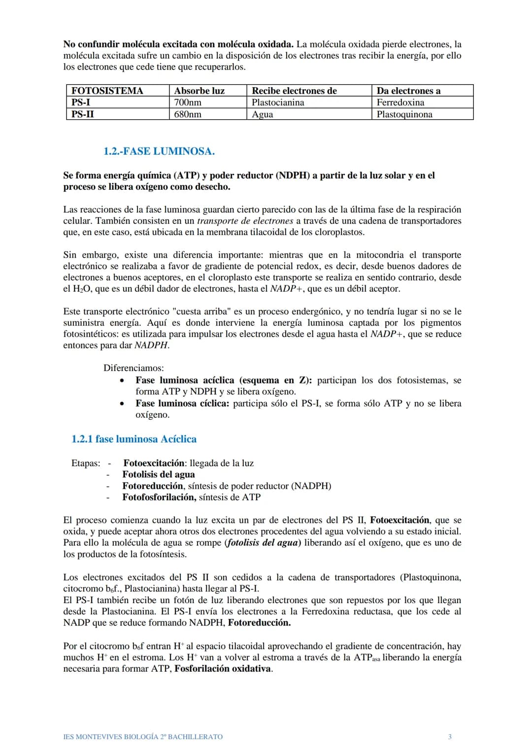 TEMA 12 EL ANABOLISMO
El anabolismo es la fase del metabolismo en la que a partir de unos pocos precursores
sencillos y relativamente oxidad