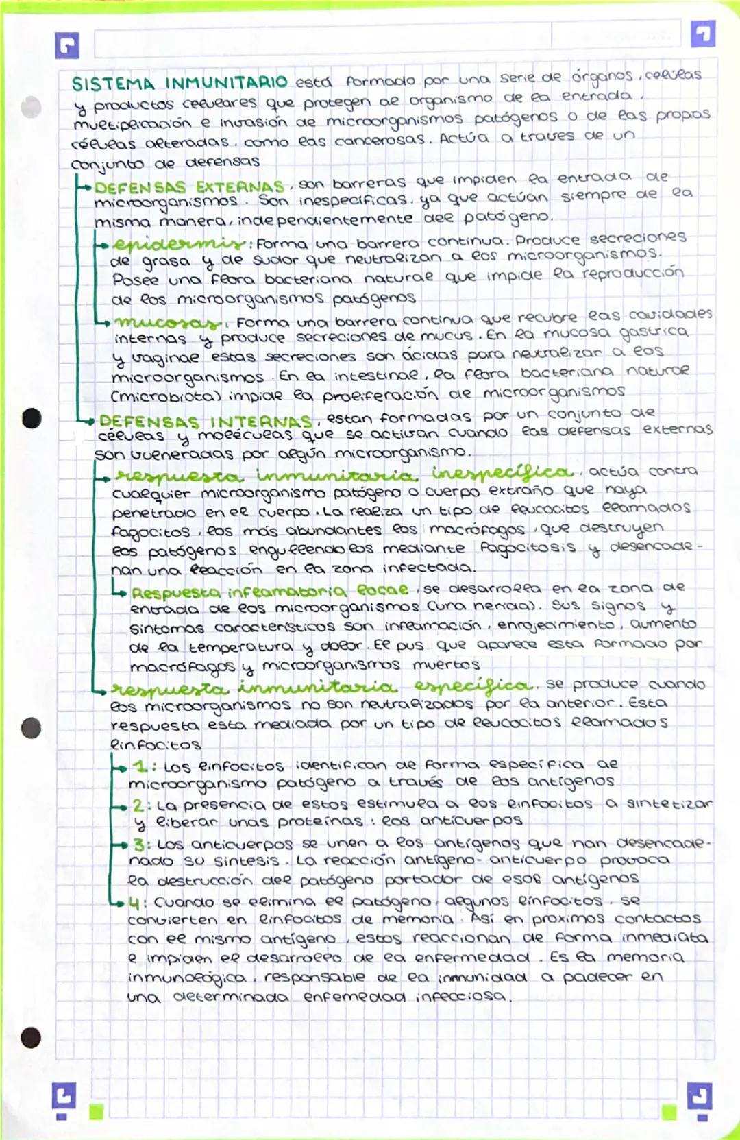 # REPASO EXAMEN BIOLOGIA UD. 2Y3

- unidad. 2.

EL SISTEMA INMUNITARIO; LA SALUD Y LA ENFERMEDAD

LA SALUD es un estado de bienestar y equil