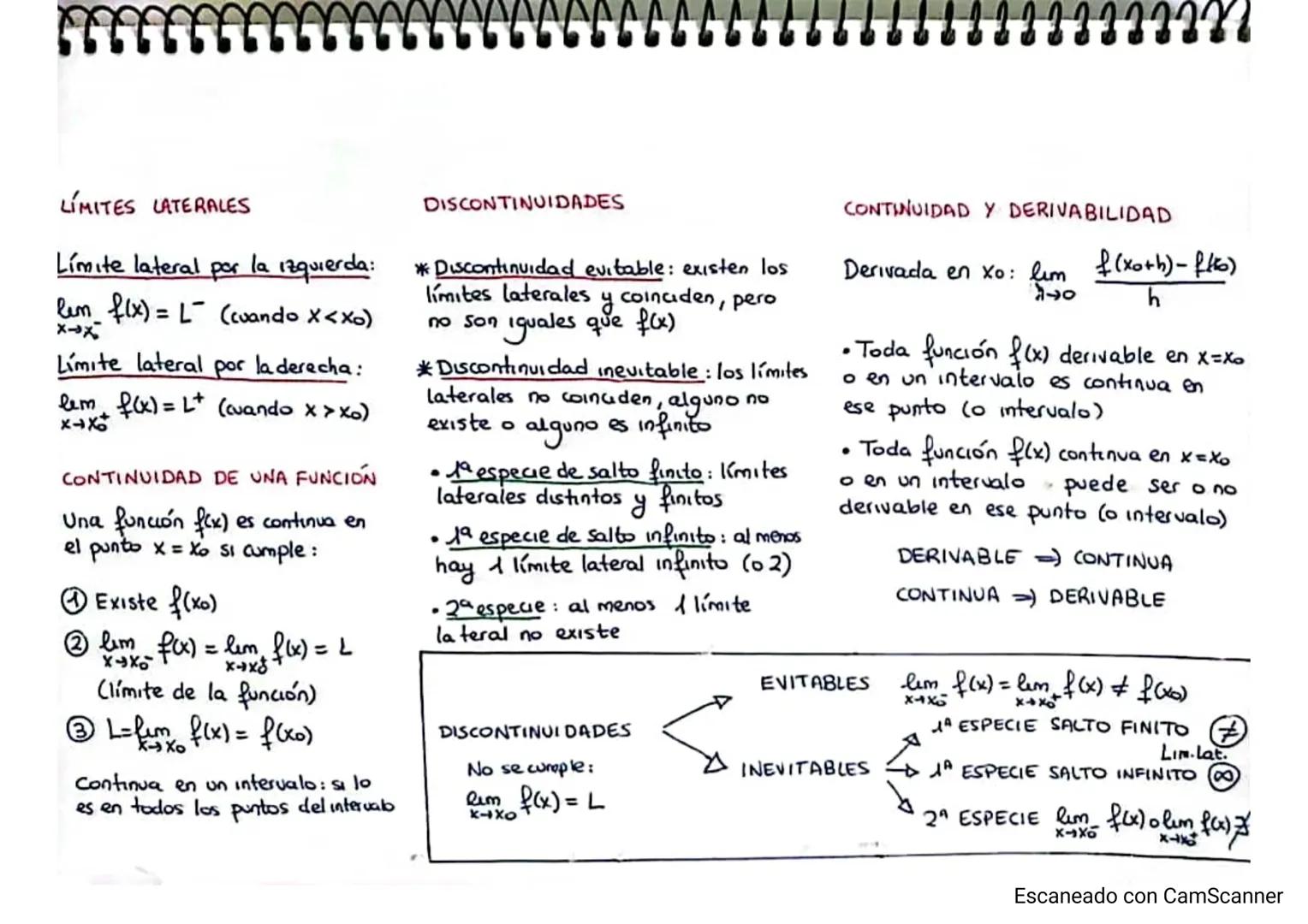 LÍMITES
LÍMITE DE UNA FUNCIÓN (EN UN PUNTO): el límite de una función f(x) cuando x tiende a xo
es el número L y se representa por lim f(x) 