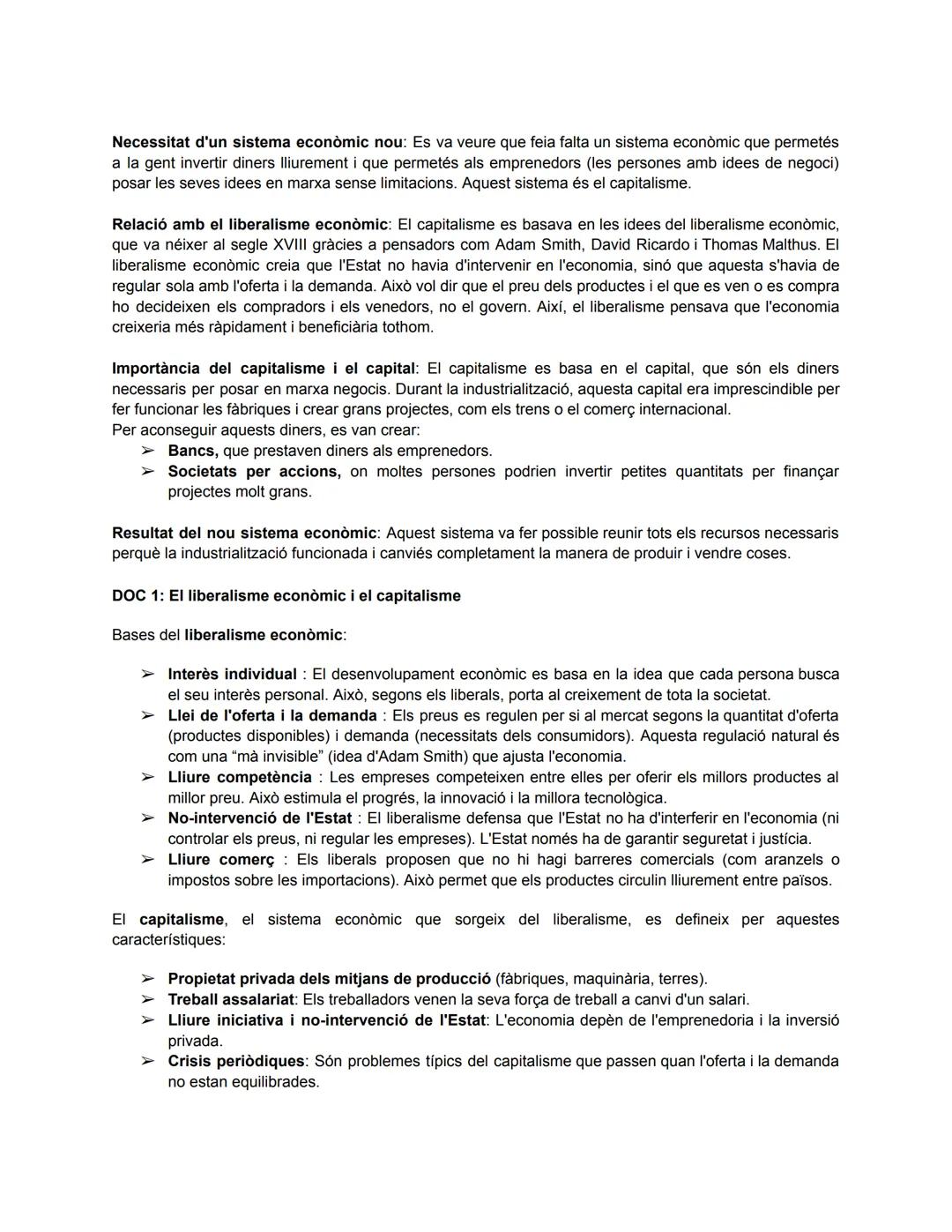 TEMA 2 - LA NOVA ERA INDUSTRIAL
1. FACTORS IMPULSORS DE LA INDUSTRIALITZACIÓ
1.1 La revolució agrícola
Es va produir una sèrie de transforma