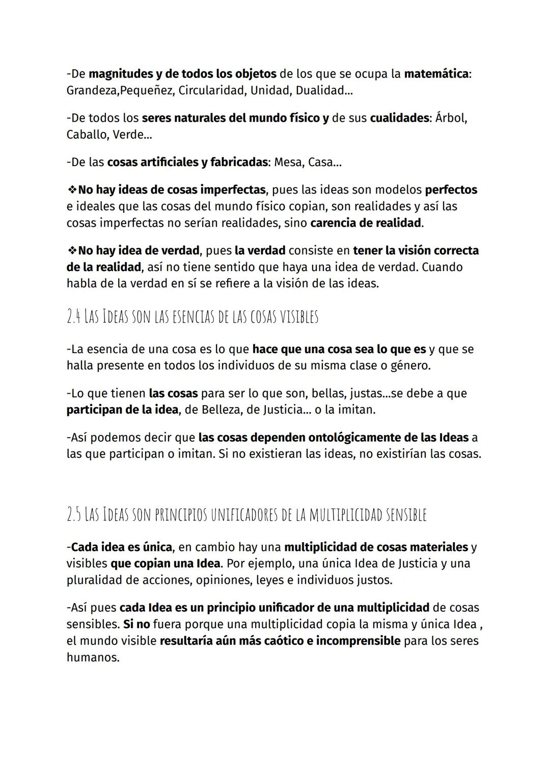 2. LA TEORÍA PLATÓNICA DE LAS IDEAS
2.1 ¿CÓMO LLEGA PLATÓN A FORMULAR LA TEORÍA DE LAS IDEAS?
-TI:Es la aportación más original de la Filoso