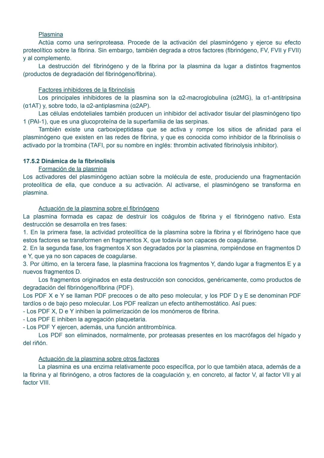 # 17.1 Hemostasia
La hemostasia consiste en un conjunto de mecanismos que el organismo pone en marcha para cohibir
las hemorragias o, lo que