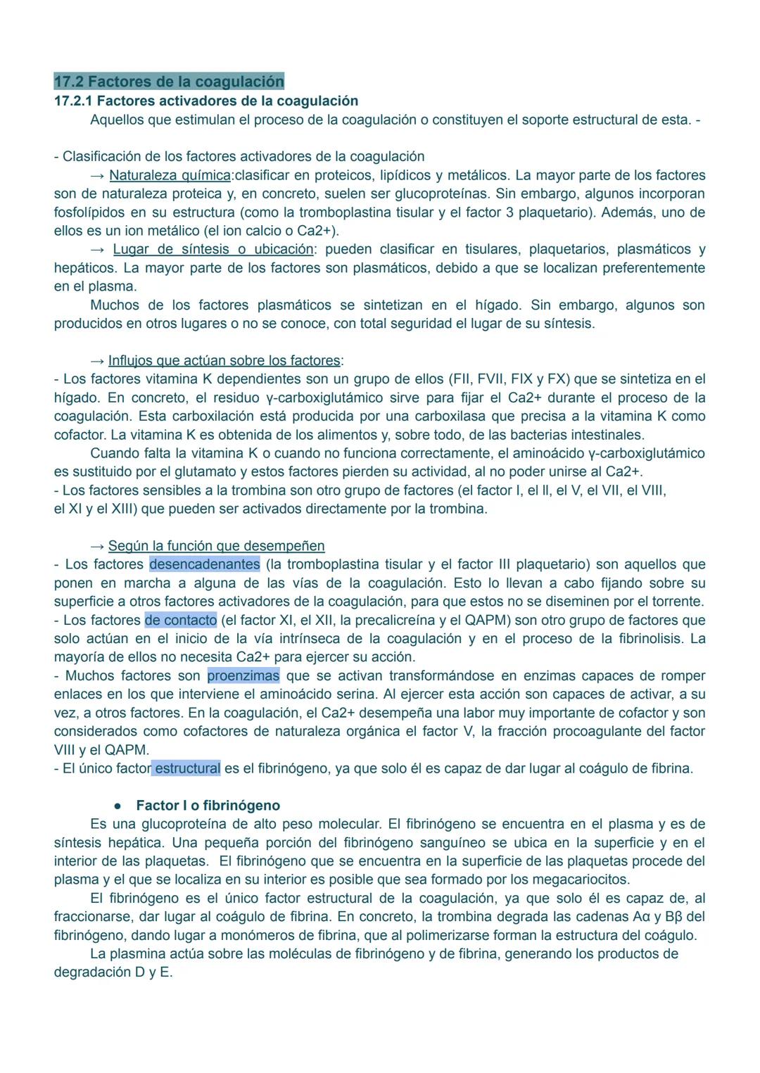 # 17.1 Hemostasia
La hemostasia consiste en un conjunto de mecanismos que el organismo pone en marcha para cohibir
las hemorragias o, lo que