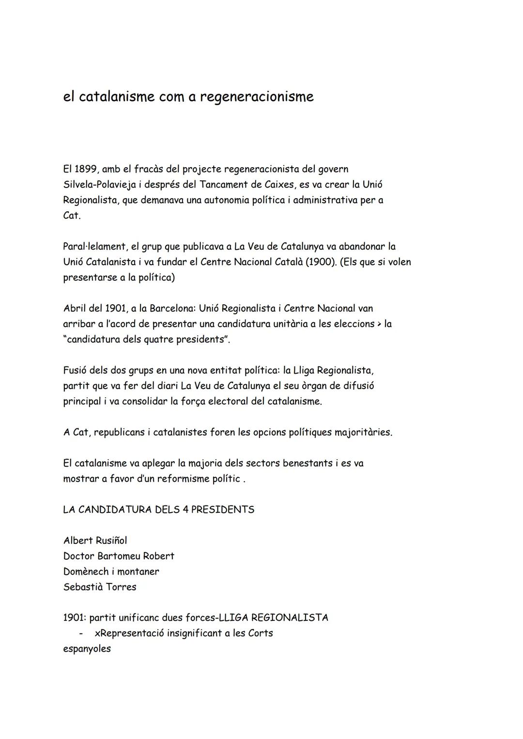 ORÍGENS I CONSOLIDACIÓ DEL CATALANISME (tema 7 libro)
(1833-1901)
https://preparats.cat/sites/default/files/2018-11/tema-8-catalanisme.pdf
-