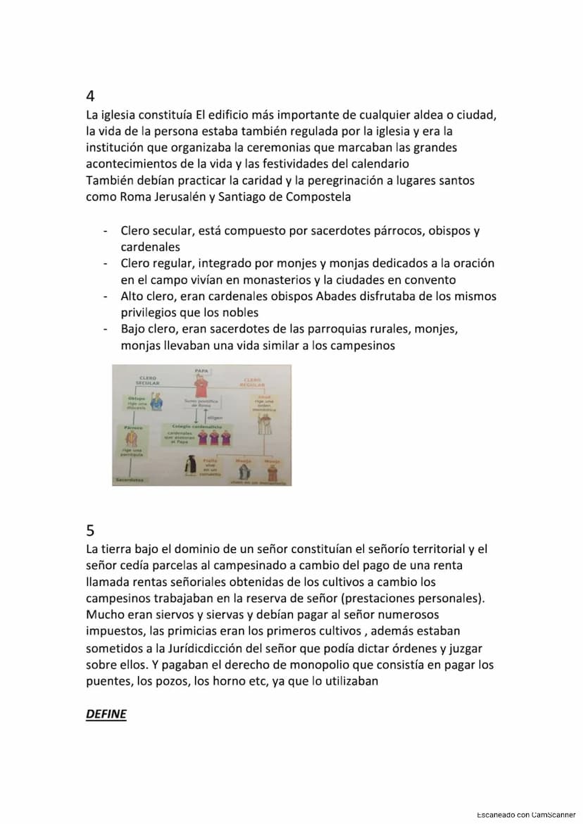1
A partir de los siglos X y XI se formó en Europa occidental un sistema
político, económico y social llamado el feudalismo
El vasallaje era